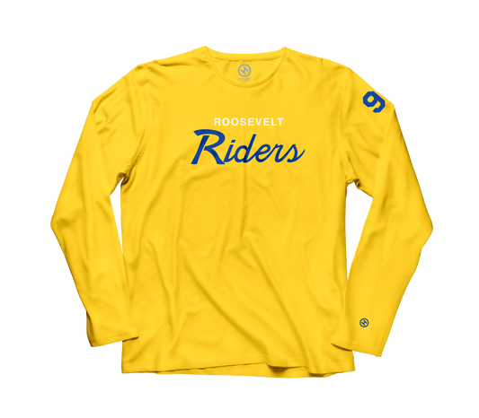 UNISEX RR Football x (H) Riders Script Long Sleeve T-Shirt