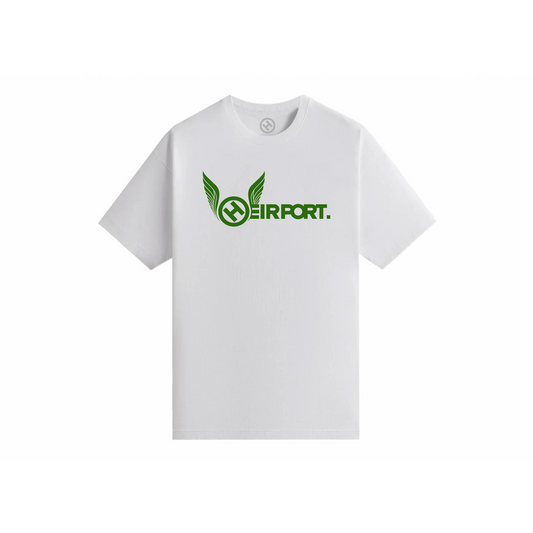 Heirport Classic Logo T-Shirt - White/Green