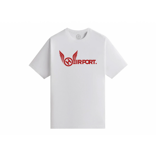 Heirport Classic Logo T-Shirt - White/Red