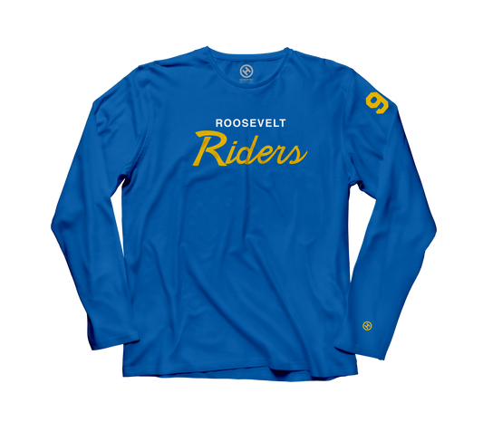 UNISEX RR Football x (H) Riders Script Long Sleeve T-Shirt